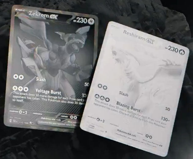 Reshiram en Zekrom ex BWR Rares onthuld!