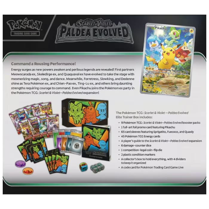 Pokemon Paldea Evolved Elite Trainer Box