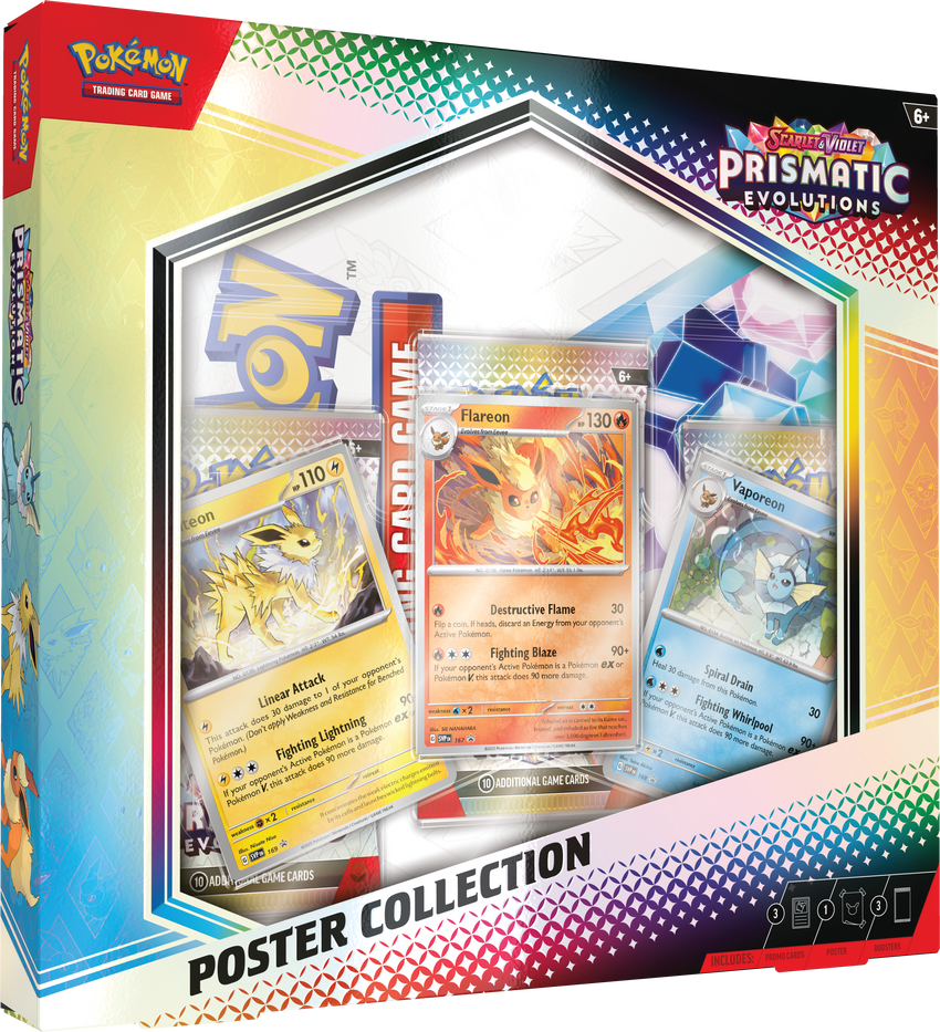 Pokemon Prismatic Evolutions Poster Collection
