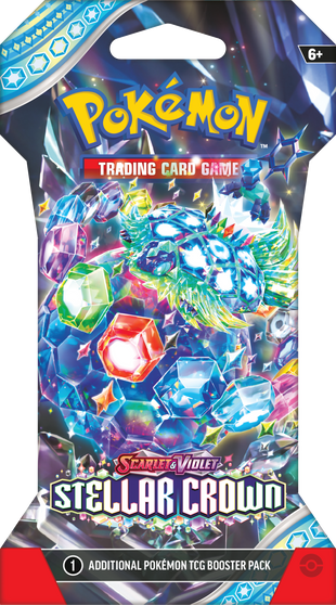 Pokemon Stellar Crown Sleeved Booster