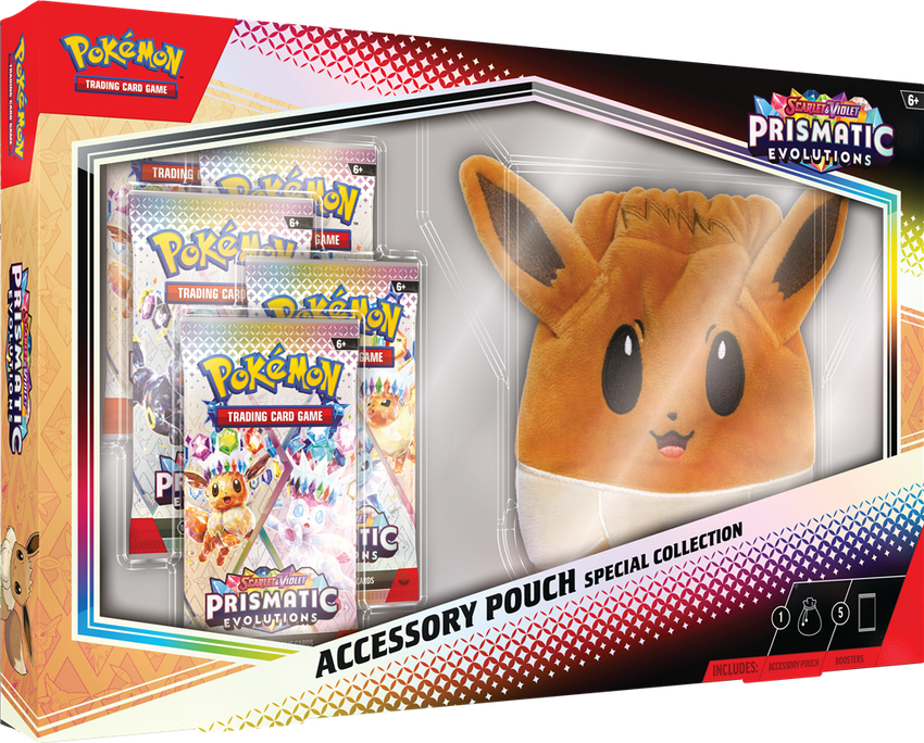 [MAX 1 PER PERSOON] Pokemon Prismatic Evolutions Eevee Accessory Pouch