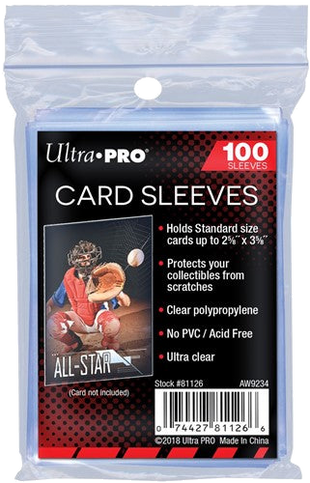 Ultra Pro Soft Sleeves (100 sleeves)