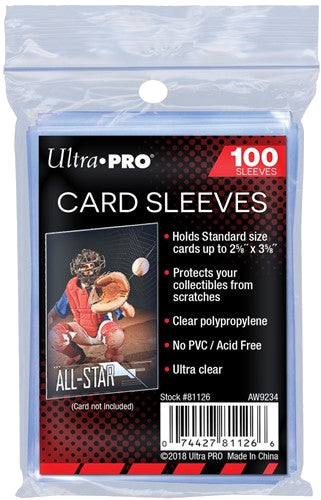 Ultra Pro Soft Sleeves (100 sleeves)