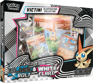 Pokemon Black Bolt & White Flare Unova Victini Illustration Collection