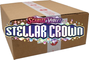 Pokemon Stellar Crown 10 Elite Trainer Box Case