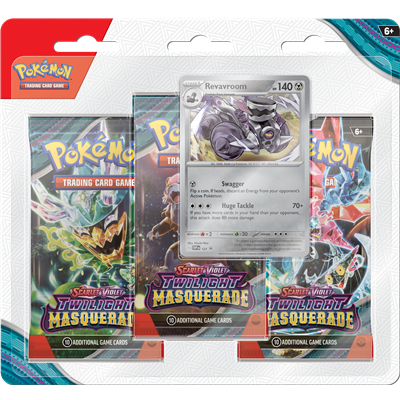 Pokemon Twilight Masquerade 3-Pack Blister - Revavroom