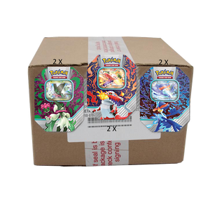 Pokémon TCG: Paldea Partners Tin Case (6 stuks)