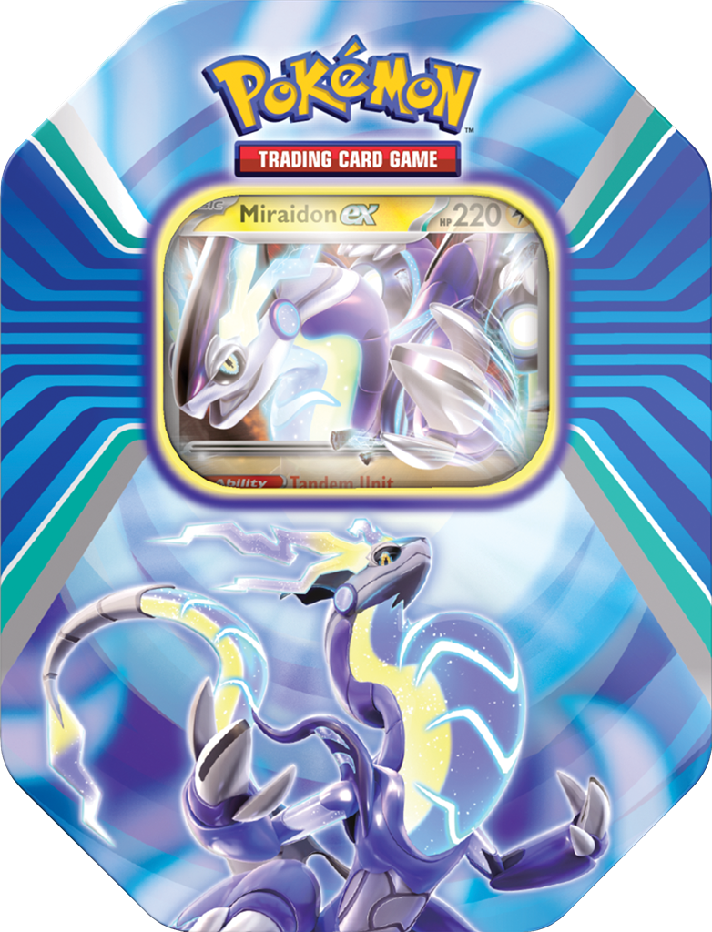Pokémon TCG: Paldea Legends Summer Tin 2023 Miraidon EX