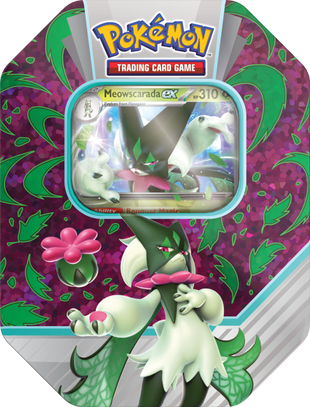 Pokémon TCG: Paldea Partners Tin Meowscarada EX