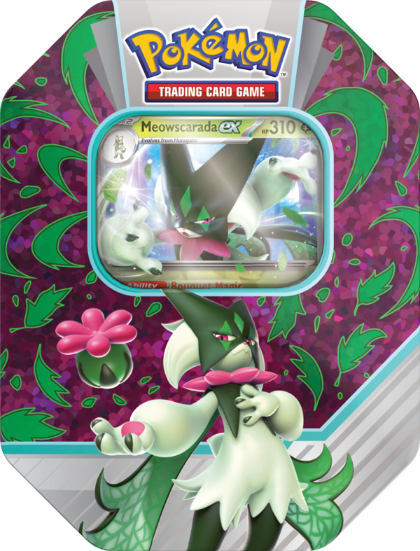 Pokémon TCG: Paldea Partners Tin Meowscarada EX