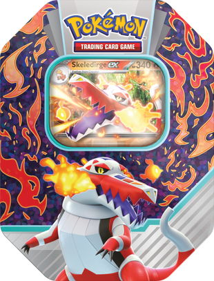 Pokémon TCG: Paldea Partners Tin Skeledirge EX