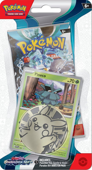 Pokemon Scarlet & Violet Paradox Rift Checklane Blister Pineco