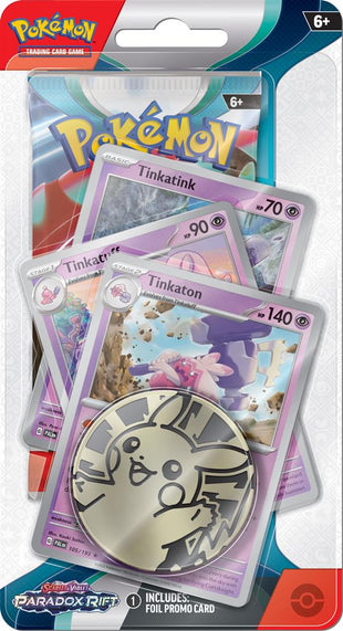 Pokemon Paradox Rift Premium Checklane Blister Tinkaton